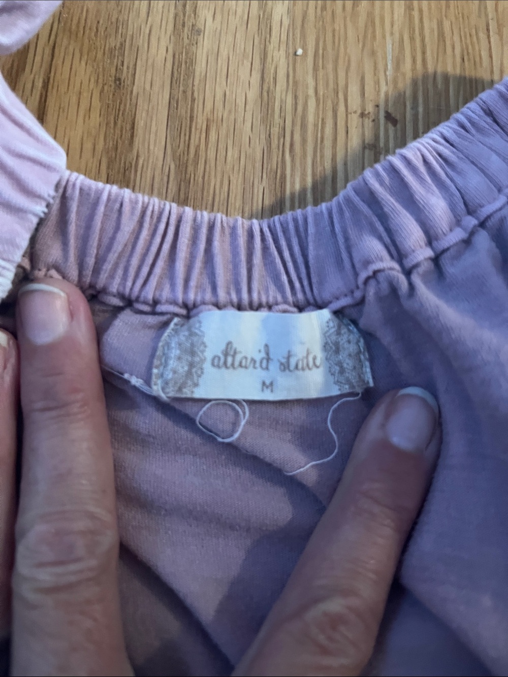 Altar'd State Lavender Ruffle Off-Shoulder Dress - Picture 2 of 2